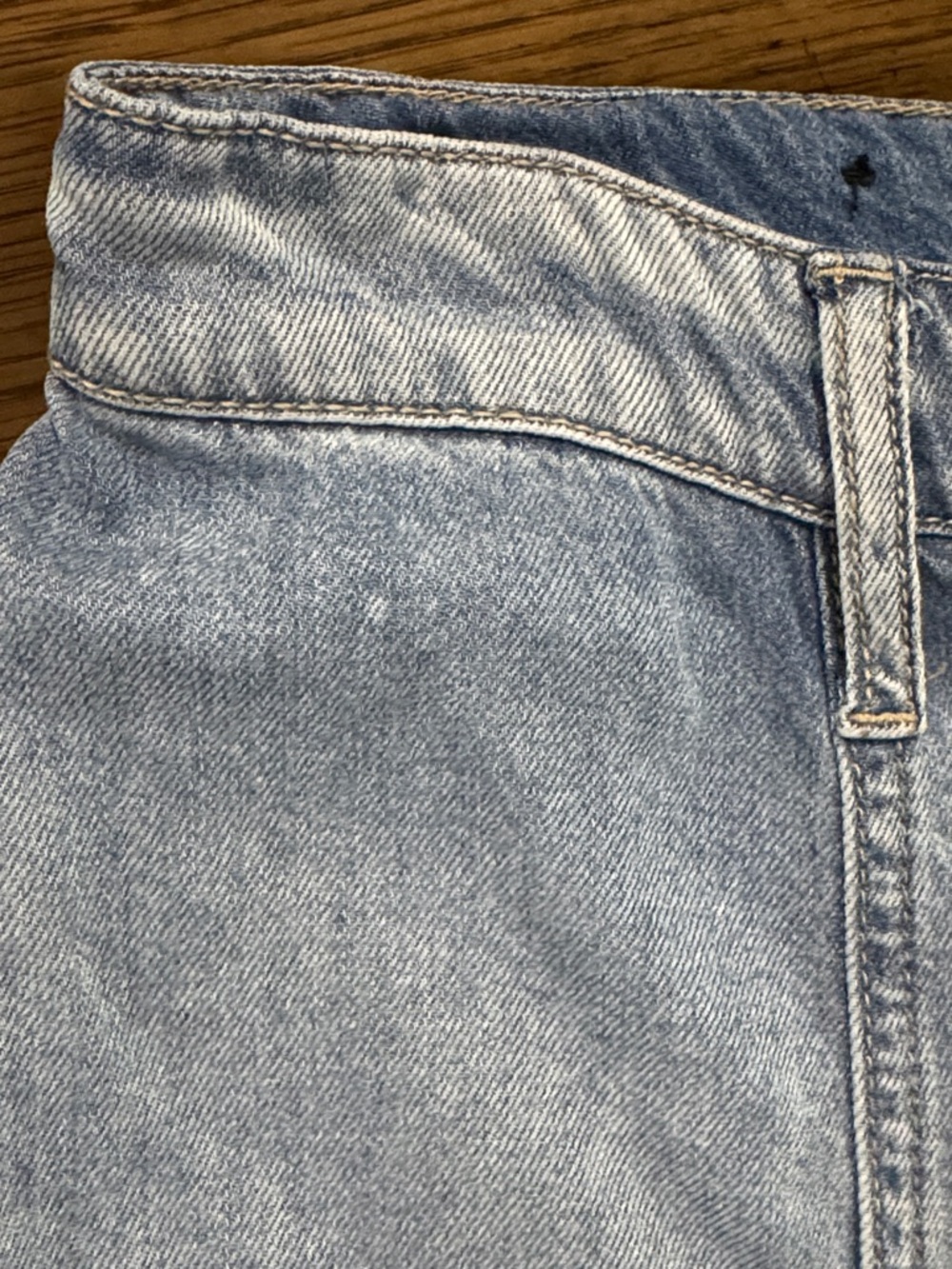 DO Dee Ocleppo Tabitha High Rise Wide Leg Jeans Light Wash 6 - Picture 11 of 12